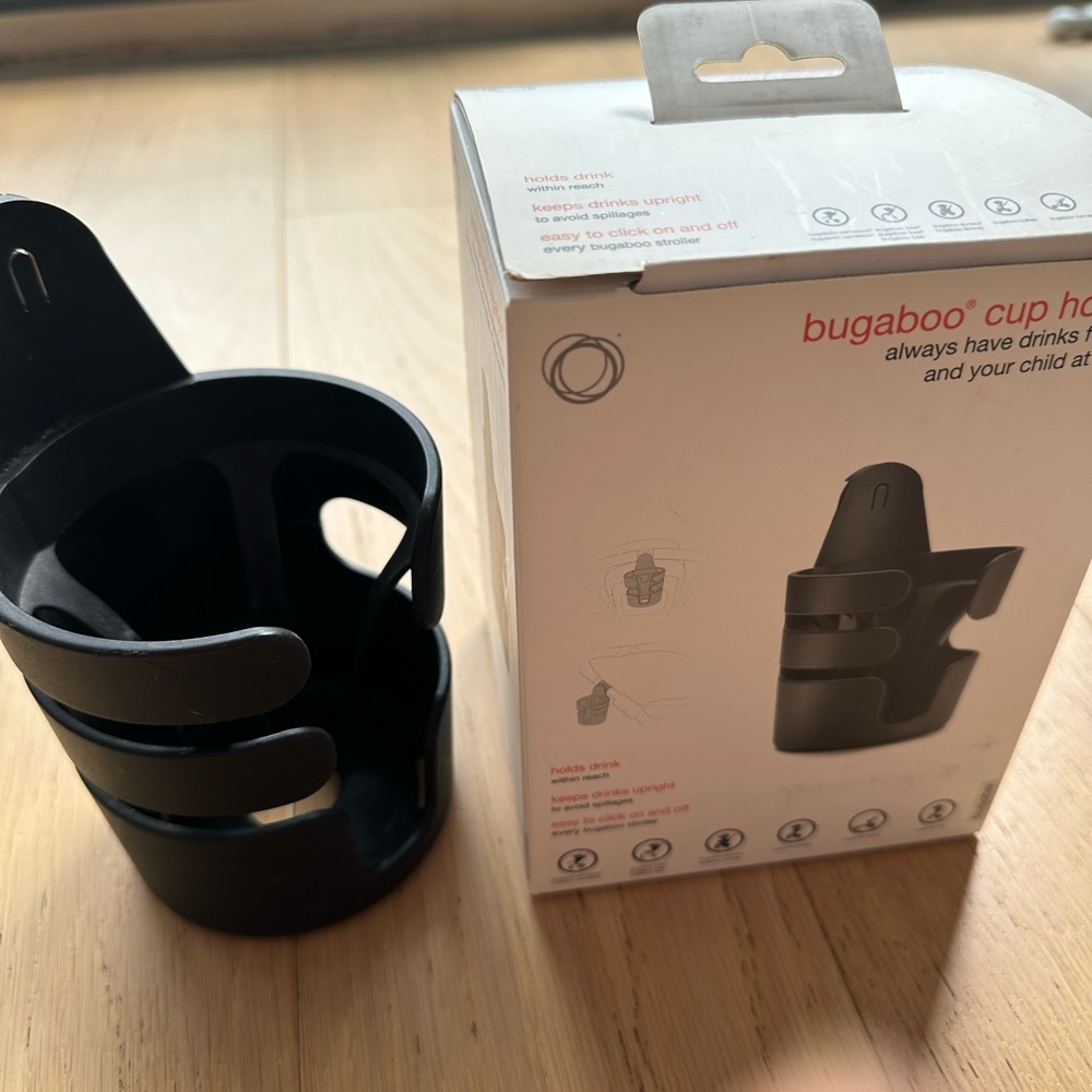 Bugaboo Black Cup Holder for Strollers